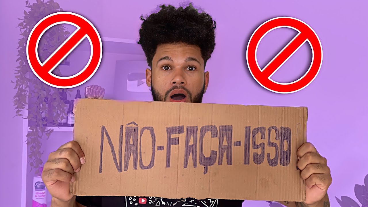 O que você NÃO deve fazer deixando o cabelo crescer | NÃO FAÇA ISSO!