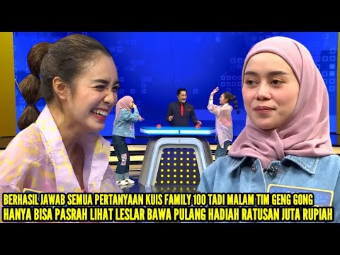 CLAUDIA DAN IRFAN HAKIM SHOCK LIHAT LESTI SECERDAS INI JAWAB KUIS FAMILY 100 MNCTV TADI MALAM