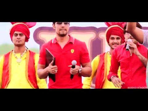 RANDEEP hooda at chandigarh university(LAL RANG promotion)