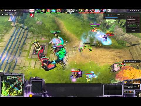LGD vs CIS TI4 Chinese Qual Grand Final Game 3 Quad Dunk