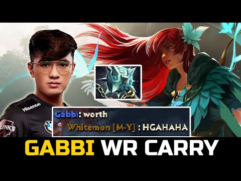 GABBI WINDRANGER CARRY META - 1025 XPM VS WHITEMON DOTA 2