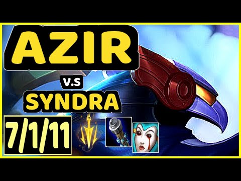 STROMPEST (AZIR) vs SYNDRA - 7/1/11 KDA MID GAMEPLAY - NA Ranked GRANDMASTER