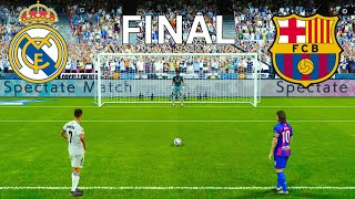 Real Madrid vs Barcelona / Ronaldo vs Messi / El Clasico / FINAL / Penalty Shootout