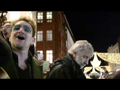 Bono @Grafton Street Dublin 24.12.2015 - Every Breaking Wave