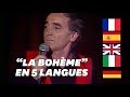 Charles Aznavour chantait "La Bohème" en cinq langues