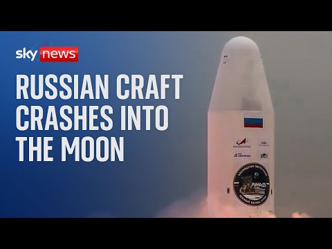Russia's Luna-25 spacecraft crashes into moon