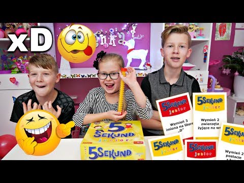 5 SEKUND JUNIOR Z KUZYNAMI - ŚMIESZNY I SZALONY FILMIK xD