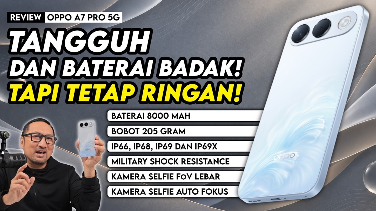 Review OPPO A7 Pro 5G - Makin Tangguh dan Badak, Tapi Tetap Ringan!