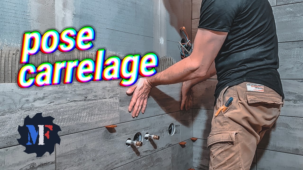 POSER FACILEMENT du CARRELAGE aux murs et sol 🤙