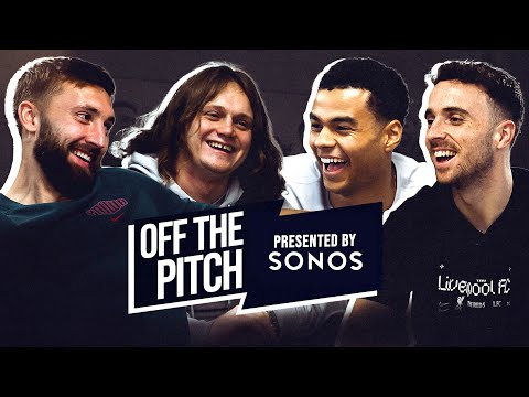 Cody Gakpo, Diogo Jota & Nat Phillips chat music & chants with Jamie Webster | OFF THE PITCH