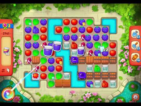 GardenScapes Level 3761 no boosters (14 moves)