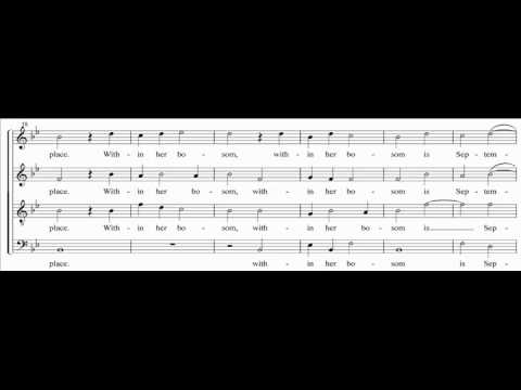 [choral music score] April Is In My Mistress' Face - Thomas Morley