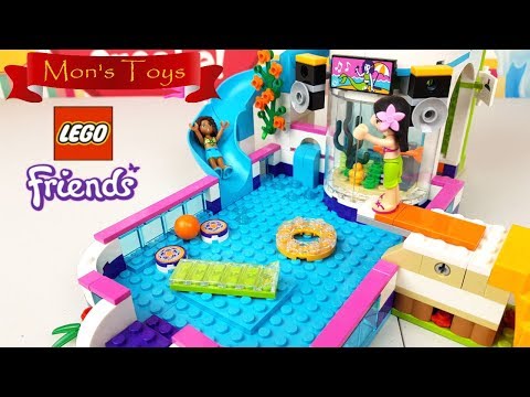 LEGO Friends Heartlake Summer Pool Party Set Building Construction