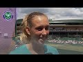 Elise Mertens First Round Interview | Wimbledon 2019