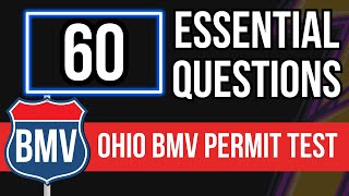 Ohio BMV Permit Test 2026 (60 Essential Questions)