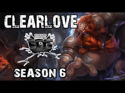 EDG Clearlove Gragas vs Elise Jungle Ranked Challenger Korea