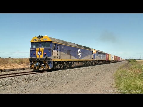 9178 QUBE Ultima To Melbourne Hay Train - PoathTV Australian Railways