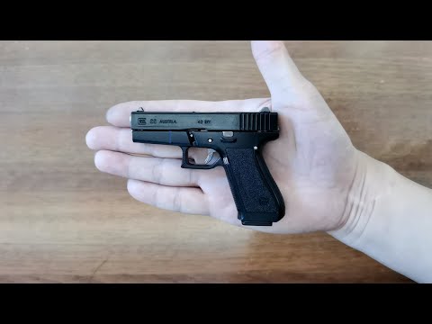 Mini Glock 22 Toy Gun Unboxing 2023  - Miniature Toy Pistol in 1:2 Scale