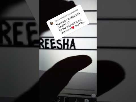 WAREESHA❤ #birthday #calendar #fyp