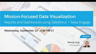 Salsa Engage Reports and Dashboards: Mission focused Data Visualization
