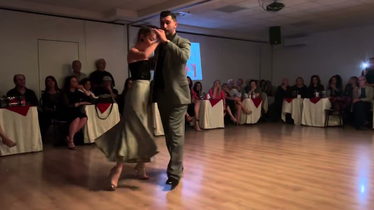 Video thumbnail for Mila Vigdorova Dmitry Mokeev 4-4 Naples. Improv at la milonga Portena