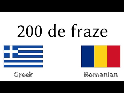 200 de fraze - Greacă - Română