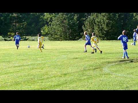 Luke 1st goal of season 2009-08-22 vs Blue Moose