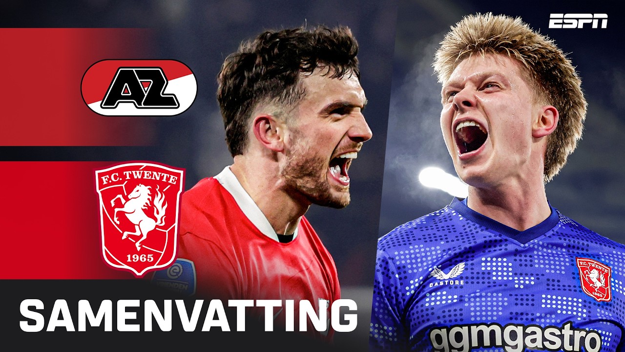 AZ Alkmaar vs Twente Highlights