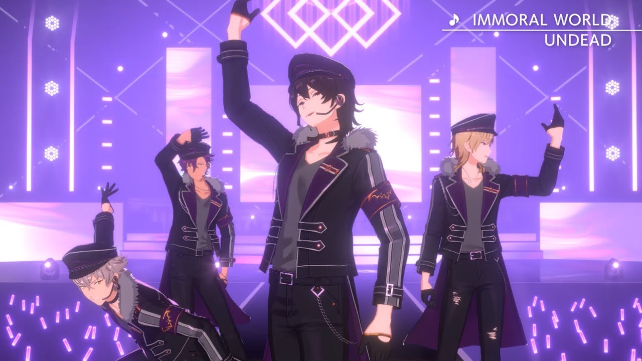 UNDEAD「IMMORAL WORLD」 あんさんぶるスターズ！！ Music ゲームサイズMV