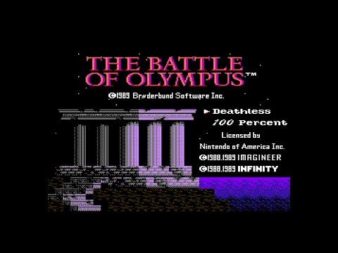 The Battle of Olympus (NES) - Deathless, 100%