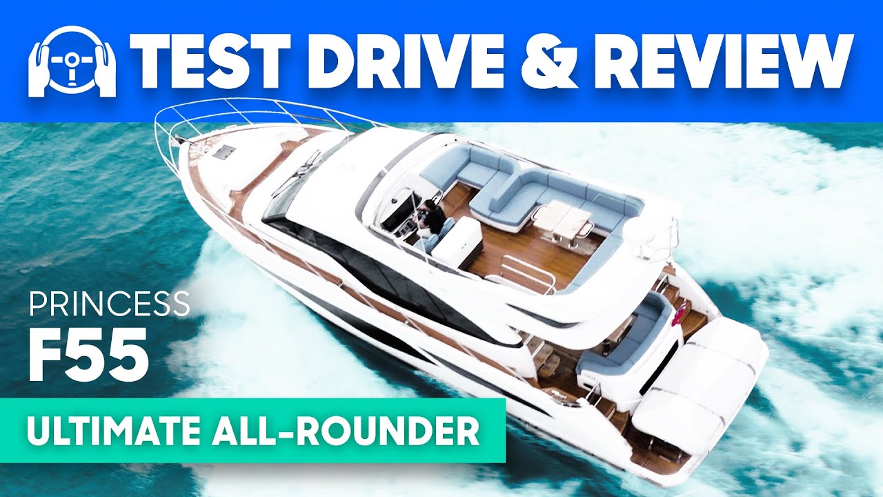Princess F55 Yacht Test Drive & Full Review