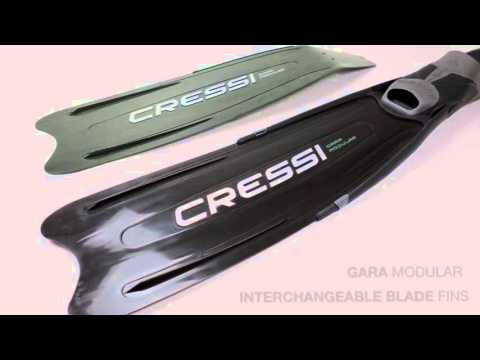 Video Review of the Cressi Gara Modular Foot Pockets - Pair