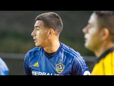 GALAXY II GOAL: Jose Villarreal puts away a late penalty