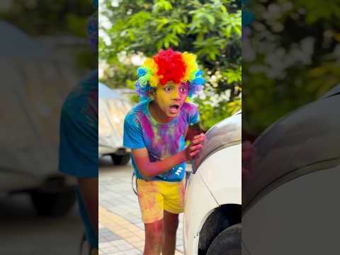 9 years old kid before holi 😂🔥| indian family #shorts #indian #relatable #chotabhai #holi