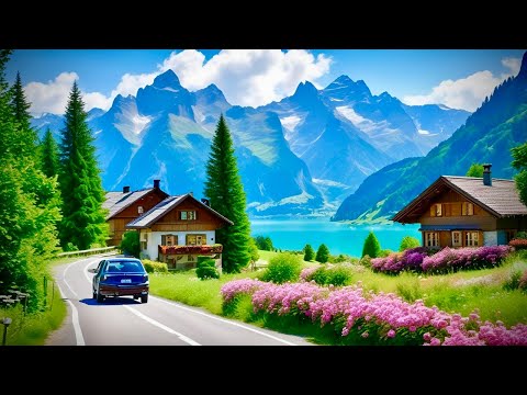 🇨🇭Driving In Switzerland , Spectacular Road Trip in Canton of Schwyz