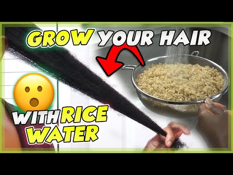 The Science of RICE WATER and natural hair growth