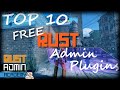 TOP 10 RUST ADMIN PLUGINS Every Server Owner SHOULD BE USING | Rust Admin Academy Tutorial 2022 |