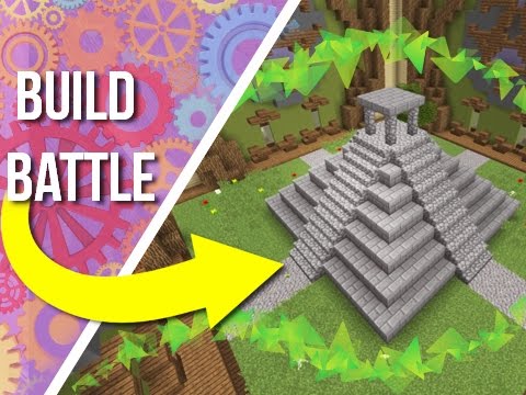 Building An Aztec Temple on BUILD BATTLE!