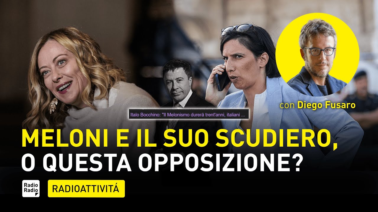 Bocchino, parla lo scudiero di Meloni: "30 anni di governo". Con questa opposizione, il rischio c'è!