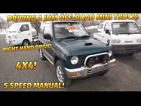 POV DRIVING A RHD JDM KEI CAR! MANUAL 1995 MITSUBISHI PAJERO MINI TURBO REVIEW!