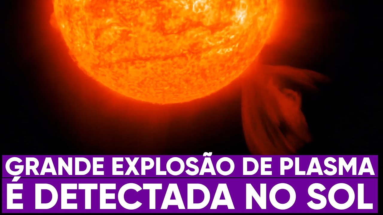 Grande explosão ocorre na superfície do Sol