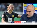 Pep Guardiola says he's not allowed to talk about Erling Haaland until the deal is completely done