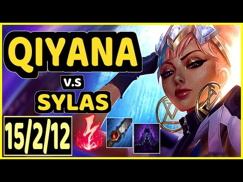 SPIRIT (QIYANA) vs SYLAS - 15/2/12 KDA JUNGLE CHALLENGER GAMEPLAY - KR