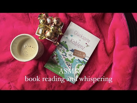 ASMR gentle book reading and whispering / eating chocolate / Nicolette ASMR