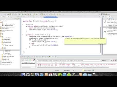 Android Development Course - Chapter 24 -Toggle Button