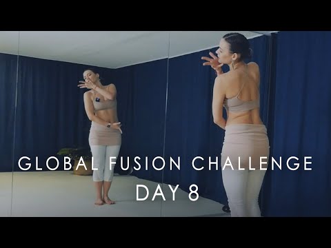 Global Fusion IG Challenge / Day 8 lesson by Olga Meos / Tribal Fusion Belly Dance class