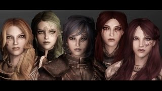 Skyrim Art Showcase - SKY Standalone Girls