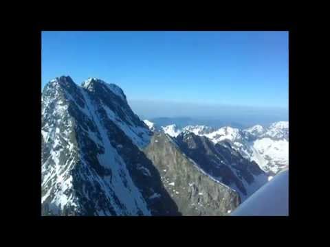 sorvolo del monte Argentera