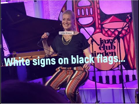 White signs on black flags, Ulita Knaus im Jazz Club Minden 2017