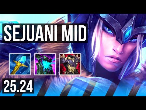 SEJUANI vs ZED (MID) | EUW Master | 25.24
